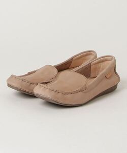 「Clarks」 モカシンシューズ UK3 ベージュ レディース