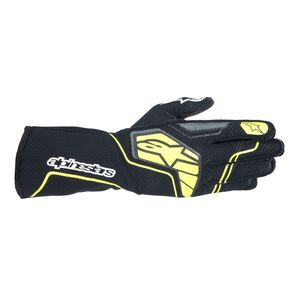 alpinestars(アルパインスターズ) カートグローブ TECH-1 KX V4 GLOVES Mサイズ 9151 TAR GRAY BLACK YELLOW FLUO [FIA8877-2022規格適合]