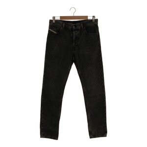 DIESEL ディーゼル 【men857D】 09B87 ブラックストレートデニム ジーンズ メンズ ボトムス W30 ボタンフライ HC