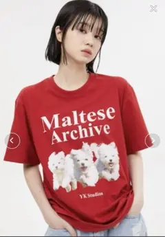 マルチーズ アーカイブ ハーフスリーブ Tシャツ