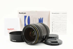 新品級 KAMLAN 32mm F1.1 Canon EOS-Mマウント キャノン #1273