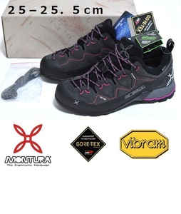 【定価3.3万】新品 MONTURA GORE-TEX トレッキングシューズ UK6.5 25-25.5cm YARU GTX WOMAN モンチュラ S3GA00W_O 9207 ゴアテックス