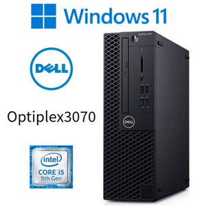 DELL Optiplex 3070　Win11Pro / Corei5-9500 / 新品SSD256GB / 8GB