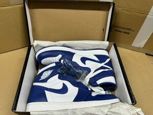 NIKE Air Jordan 1 Retro High OG-UK 8.5,ナイキ white & Storm Blue,新品です。人気な商品です。27,5cm。