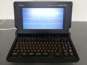 8764★ Canon キャノン ワードプロセッサ α50J CANOWORD 通電確認のみ ジャンク品