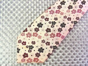 【在庫処分セール】●特売●FK9016●ヒロココシノ【刺繍 花 植物 柄】ネクタイ●