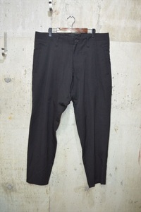 ヨウジヤマモト　プールオム　Yohji Yamamoto　POUR　HOMME　HC-P34-100　19aw　ワイド　パンツ　2 D5115