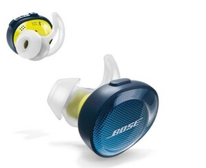 Bose SoundSport Free wireless headphones Midnight Blue / Yellow Citron