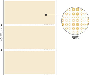 メール便発送 ヒサゴ マルチプリンタ帳票 A4 地紋 3面 100枚入 BP2057