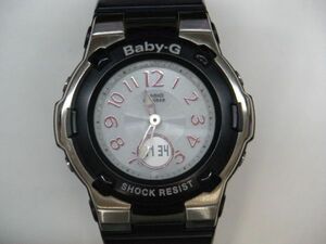 ★ベビージー/Baby-G BGA-1100-2BJF/5133/ホワイト色文字盤/ネイビー色系/ソーラー/電波/カシオ/CASIO/美品★