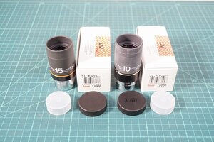 [NZ][A5961960] Vixen ビクセン LV10mm + LV15mm アイピース 2個セット 天体望遠鏡 部品 元箱付き