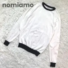 【美品】nomiamo ノミアモ バイカラー コットン ニット