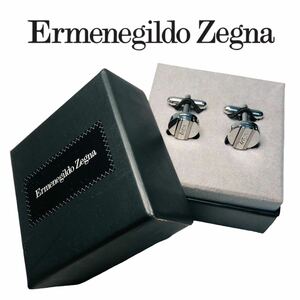 ★ 極美品 ★ エルメネジルド ゼニア カフス カフリンクス カブスボタン Ermenegildo Zegna ケース付き