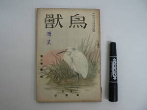 戦前 雑誌 『鳥獣』 第3巻第7号 鳥獣社 昭和3年7月 1928年 / 飼育 飼鳥 小鳥 動物 生き物