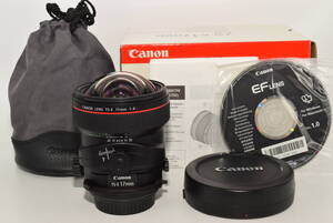 【特上品】 Canon テイルト・シフトレンズ TS-E17mm F4L フルサイズ対応　#7296