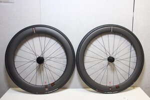 ○RESERVE リザーブ 52/63 リム ZIPP ジップ ハブ シマノ11/12s対応 クリンチャー チューブレス カーボンホイールセット 美品