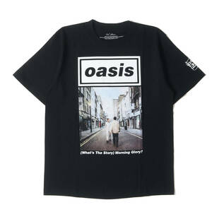 新品 Adam et Rope アダムエロペ 24SS (Whats The Story)Morning Glory ジャケット Tシャツ oasis 10Culture 30th Anniversary ブラック M