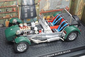 Kyosho 京商 1/18 Caterham ケータハム Super Seven スーパーセブン レーシングスクリーン グリーン 08221G