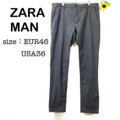 【ザラ マン】zara manメンズ ストレート パンツ カジュアル シンプル