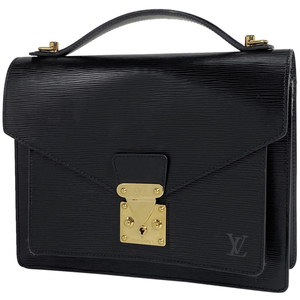 【ジャンク品】ルイ・ヴィトン Louis Vuitton モンソー ハンドバッグ エピ ノワール(ブラック) M52122 レディース 【中古】