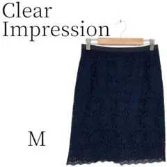 Clear Impression タイトスカート 希少デザイン オフィス Ｍ