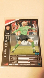 ☆WCCF2008-2009☆08-09☆065☆黒☆マヌエル・アルムニア☆アーセナル☆Manuel Almunia☆Arsenal☆