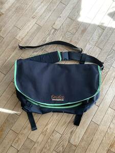 BAGABOO standard messenger bag バガブー ブラック×グリーン メッセンジャーバッグ