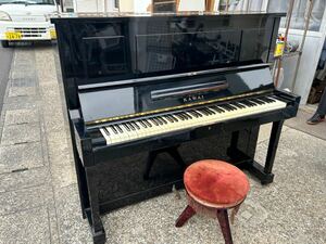  KAWAI カワイ アップライトピアノ NO.K35 鍵盤 2本ペダル　現状品