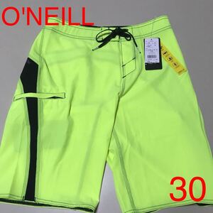 新品 未使用★O’NEILL サーフパンツ 海パン 水着 ボードショーツ ライム　　30インチ