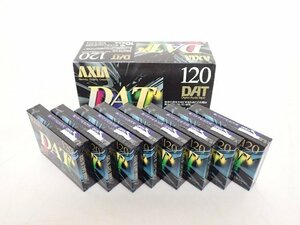 【未使用未開封品】 AXIA DAT120 DATテープ 8本セット 元箱付 ÷ 6E4E2-5