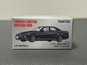 新品未開封　LV-N170b スカイライン 25GT-V （黒） （1/64スケール トミカリミテッドヴィンテージNEO 288640）