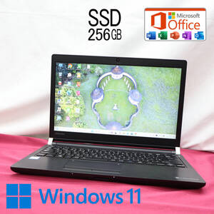 ★超美品 高性能6世代i5！SSD256GB★R73/G Core i5-6200U Webカメラ Bluetooth Win11 MS Office 中古品 ノートパソコン★P83748