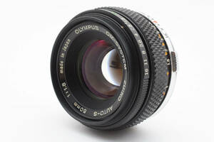 ☆外観美品【OLYMPUS】OM-SYSTEM ZUIKO AUTO-S 50mm F1.8 単焦点 オリンパス 管理番号 : 2410