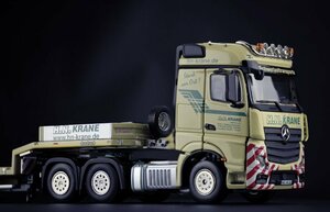 IMC 1/50 Mercedes Benz Actros Gigaspace Nooteboom MCOS Semi Lowloader H.N.krane　建設重機　メルセデス　ベンツ　トレーラー