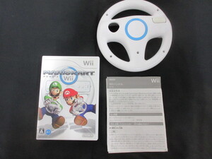 【即決】Wiiソフト マリオカートWii Wiiハンドルセット