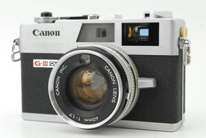 ☆露出計動作品☆ キャノン Canon Canonet QL17 GⅢ G3 レンジファインダーフィルムカメラ　801714