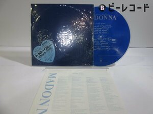 【ピクチャー盤】Madonna(マドンナ)「True Blue(トゥルー・ブルー)」LP（12インチ）/Sire(P-15004)/ロック