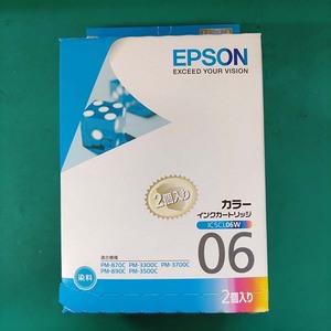 【新品・未使用】EPSON 純正 カラーインクカートリッジ IC5CL06W2個入り【期限切れ】