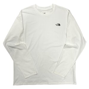 THE NORTH FACE ノースフェイス NT62062 Tシャツ Lサイズ エクスプローラーロングスリーブパーセルティー ホワイト 長袖 【中古】