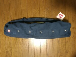 希少★MANDUKA マンドゥカ 　ヨガマットバッグ　マットケース　天然コットン　キャンバス生地　２ジッパー　インナーポケット/ホルダー付き