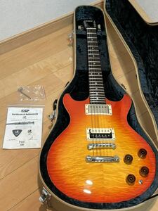 美品 希少 2013年製 横山健 シグネイチャーモデル ESP 助六 チェリーcherry ken ホンジュラスマホガニー KEN YOKOYAMA ハイスタ AIR JAM