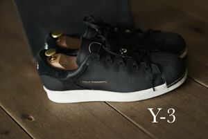 Y-3 super knot ロゴ スニーカー 黒 ワイスリー 26.5cm yohji yamamoto × adidas アディダス ヨウジヤマモト スーパーノット kaiwa