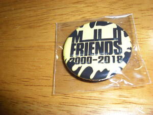 MUD FRIENDS ロト缶バッチ　丸型　黄色（未開封）　mucc ムック　Waive Psycho le Cemu