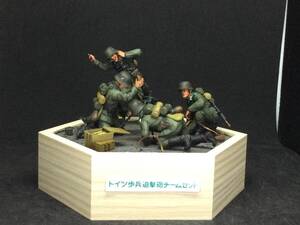 【塗装済み・完成品】1/35　タミヤ　ドイツ歩兵迫撃砲チームセット