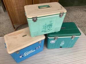 25B02 クーラーボックス 35L 20.7L 等 3台 まとめて 現状品 消費税0円 引取限定 大阪