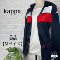 カッパkappa／ポリエステル100%切替デザインパーカー【Ｍサイズ】★美品★