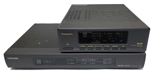 MUSE デコーダー PANASONIC TU-HDC500 TOSHIBA TT-MN1 ハイビジョン LD レーザーディスク Hi-Vision LD Laserdisc MUSE Decoder ジャンク