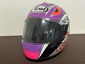 当時物　A2　Arai　アライ　OMNI-R TT　ヘルメット　59.60㎝　オムニ　オートバイ　現状品