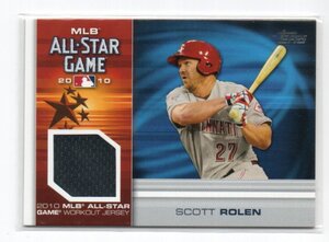 2010Topps Baseball[SCOTT ROLEN]2010 MLB All-Star Game workout Jersey Card (ジャージカード)MLBオースターゲーム着用ジャージ no auto