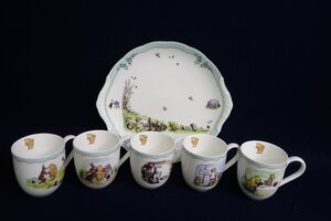 011640 WINNE THE POOH DISNRY Noritake くまのプーさん ノリタケ ディズニー マグカップ プレート